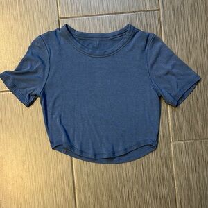 Blue Women's Crop Top